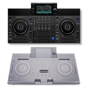 Denon DJ SC LIVE 4 + Decksaver Denon DJ SC LIVE 4 Cover