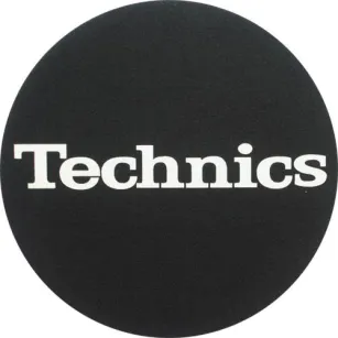 Technics czarne/białe (para slipmat)