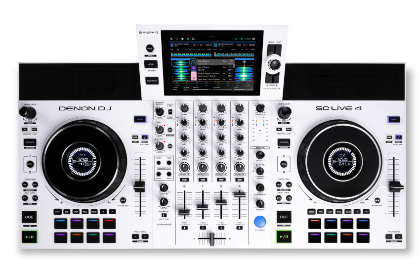 Denon DJ SC LIVE 4 WHITE Limited Edition