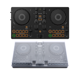 AlphaTheta DDJ-FLX2 + Decksaver AlphaTheta DDJ-FLX2 Cover
