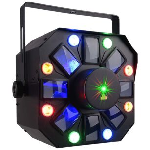 Light4Me OCTALED RGBWA Flower Laser Stroboskop