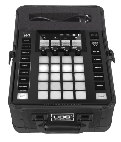 UDG Ultimate Pick Foam Flight Case Wolfmix W1 Black U93019BL